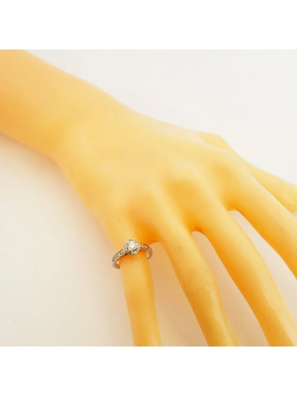Chanel Ring Coco Crush Engagement Platinum Diamond